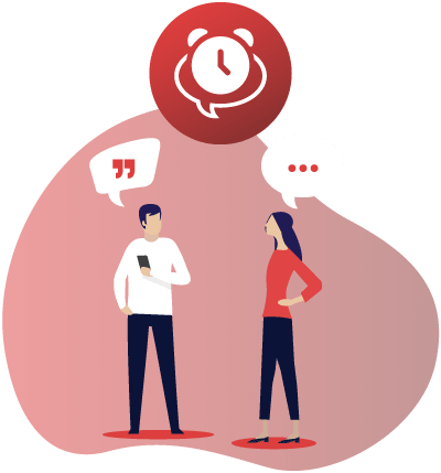 Ping Schedule reminders to help streamline your day.